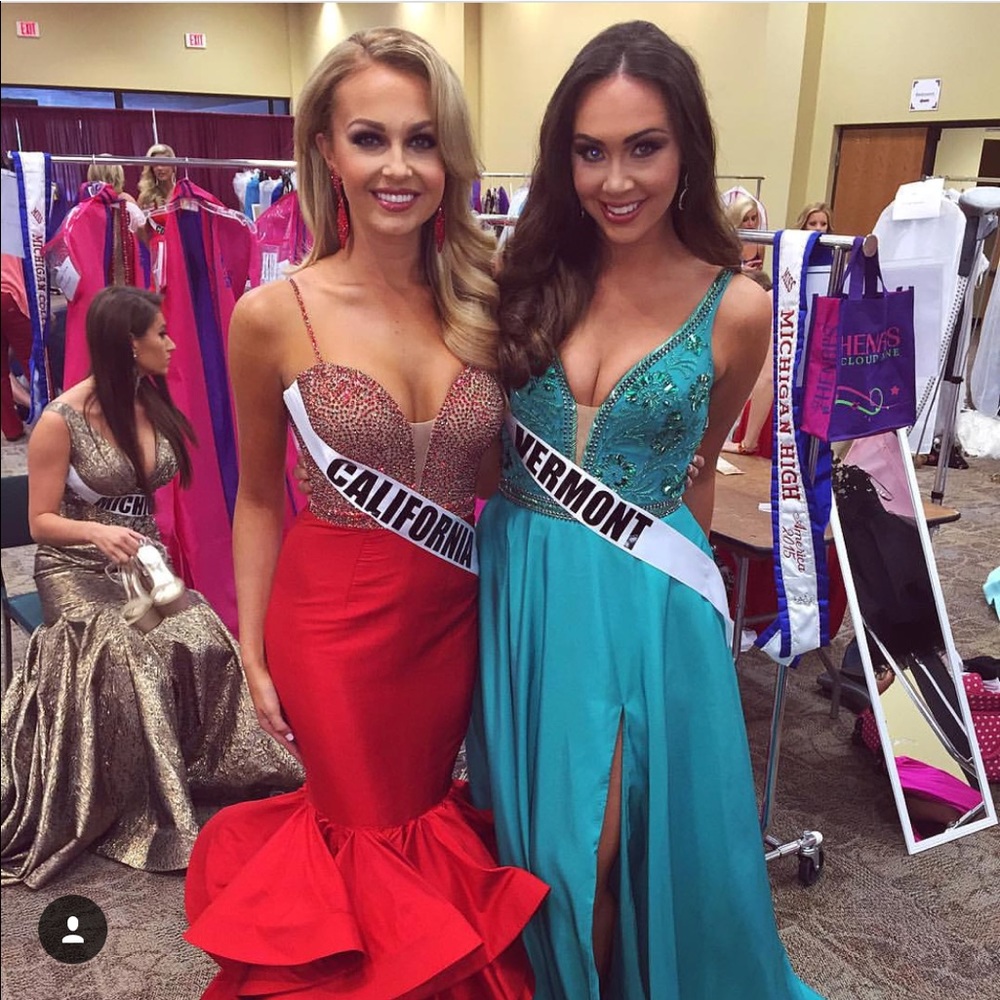 Miss collegiate America evening gown
